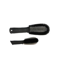 Petite brosse à pneus en plastique, brosse de nettoyage pour lavage de voiture