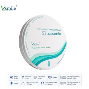Blocs de fraises dentaires en oxyde de Zirconium, appareil de soin <span class=keywords><strong>dentaire</strong></span>, 1 pièce, Compatible avec aman girrsal - Product Image 3