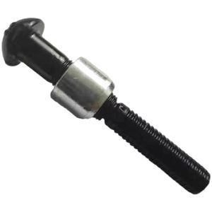 Attaches de maille vibrantes à rivet solide à tête ronde de haute qualité avec boulons de <span class=keywords><strong>hack</strong></span> noirs de conception de fente d'anneau avec collier - Product Image 1