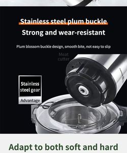 Procesador de Alimentos Eléctrico Comercial Alemán Foufou Mix de 6L, Licuadora para Triturar Ñame, Máquina Trituradora de Fufu en Ghana, Picadora de Carne - Product Image 3