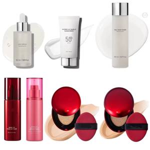 Serie TIRDIRI: Suero SOS + Crema Facial con Protección UV + Tónico Facial de Arroz + Fijador de Maquillaje + Base de Maquillaje en Cojín Rojo - Product Image 1
