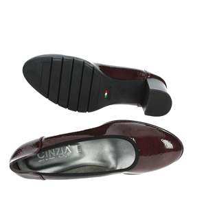Cinzia <b>Soft</b> Women's <b>Pumps</b> Bordeaux 41 40 Heel Height - Product Image 6