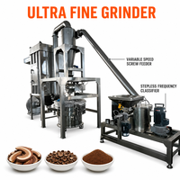Moulin classificateur d'air vertical avec collecteur cyclonique pour la fabrication de poudre ultra-fine de piment et de cannelle