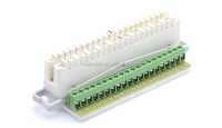 Bloc de jonction téléphonique Krone MT-2006, 10 paires, bande LSA, module PCB LSA, bande Krone avec vis
