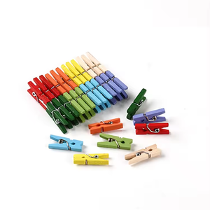 Pinces en bois 2,5 cm-4,5 cm, pinces à <span class=keywords><strong>linge</strong></span> en bois à ressort, épingles en bois pour la maison, la lessive, les loisirs créatifs, la décoration, la fermeture des sacs alimentaires - Product Image 3