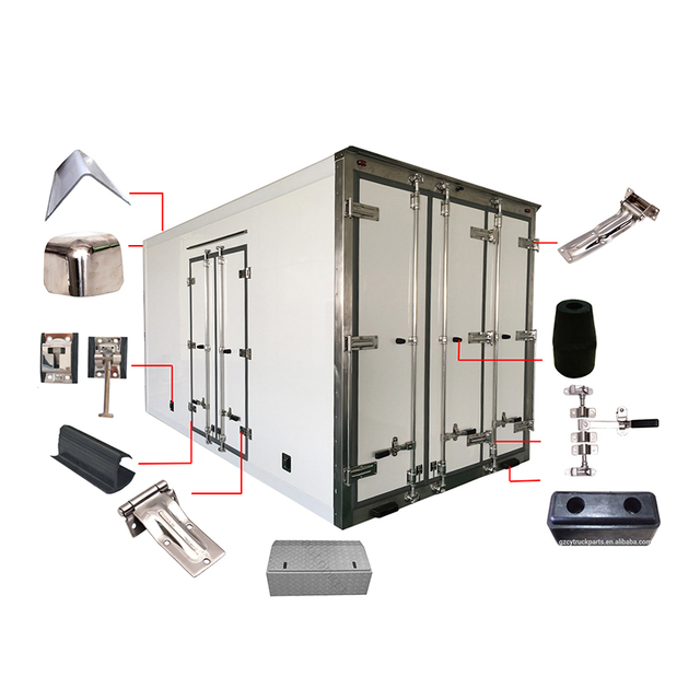 Aluminum Cargo Bar Refrigerator Truck Body Spare Parts Accessories Toolbox Locks Container Locks Trailer Rear Door Hinges