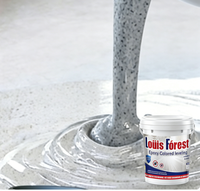 Peinture pour sols en sable coloré époxy, résistante à l'usure, antidérapante, imperméable, revêtement décoratif pour sols