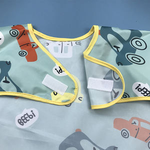 مريلة الكل في واحد أكمام طويلة مقاومة للماء غطاء مريلة المعطف الصيد مقاومة للتسرب الأرز الطفل مريلة سموك - Product Image 3