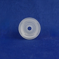 Adaptateur en quartz fusionné givré, pièce isolante en quartz sur mesure non standard pour systèmes laser industriels