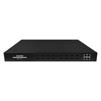 Pengganti serat 20 port dupleks penuh 40Gbps kualitas tinggi dengan RJ45 Uplink untuk kamera IP CCTV