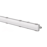 Luminaire LED Tri-proof Anti-Corrosion d'Urgence IP65 Étanche, Type Batten, 4FT, Raccordable, Linéaire, pour Usines Chimiques