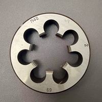 Set Tap dan Die Baja Paduan 9SiCr, Alat Pemotong Ulir Bulat untuk Mesin, Peralatan Pembuat Ulir Logam M45 M46 M47 M48 M50