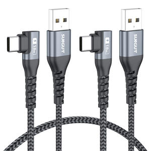 Cable Multiusos SUNGUY Tipo-A a Tipo-C de 18W con Carga Rápida, Retráctil, de Nailon Ecológico, con 3 Años de Garantía y Logotipo Personalizado - Product Image 2