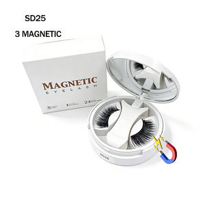 Faux <span class=keywords><strong>cils</strong></span> magnétiques doux de qualité supérieure avec applicateur, logo personnalisé, <span class=keywords><strong>cils</strong></span> magnétiques <span class=keywords><strong>sans</strong></span> <span class=keywords><strong>colle</strong></span> - Product Image 1