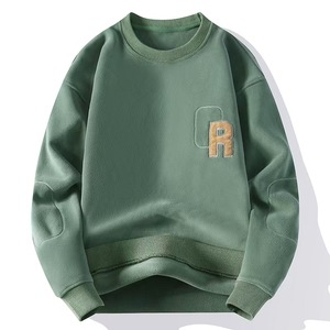 All'ingrosso <span class=keywords><strong>felpa</strong></span> da <span class=keywords><strong>uomo</strong></span> a fondo spesso alla moda <span class=keywords><strong>felpa</strong></span> <span class=keywords><strong>con</strong></span> colletto rotondo Double face maglia interna calda - Product Image 1