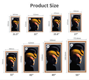 กรอบรูปดิจิตอลไม้ แสดงภาพศิลปะ NFT แบบอัจฉริยะ ขนาด 21.5 <span class=keywords><strong>32</strong></span> <span class=keywords><strong>นิ้ว</strong></span> พร้อม WIFI สำหรับพิพิธภัณฑ์ ขายส่ง - Product Image 5