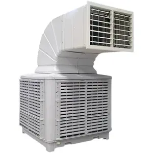 Système de refroidissement à effet de serre refroidisseur d'air à eau climatiseur par évaporation industriel haut prix compétitif machine d'usine