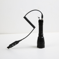 Lampe de poche de chasse rechargeable puissante 18650 XML2 led lampe de poche de chasse blanc rouge vert lampe de poche tactique télécommandée