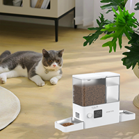 Dispenser Otomatis Pakan dan Air Hewan Peliharaan 2 in 1, Kontrol Aplikasi Tuya, Smart Pet Feeder & Water Fountain Dengan Kamera