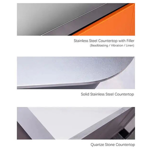 Tất cả các mùa thép không gỉ Ngoài Trời Bbq tủ bếp nướng thịt nướng đảo ẩm thực hoàn chỉnh không thể thiếu đồ nội thất cho cắm trại - Product Image 5