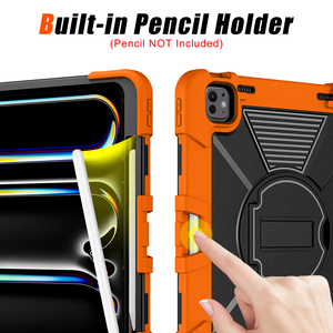Étui robuste pour iPad Air 13 pouces et iPad Pro 13 pouces, coque de tablette ultra-résistante avec béquille rotative et support pour stylet - Product Image 2
