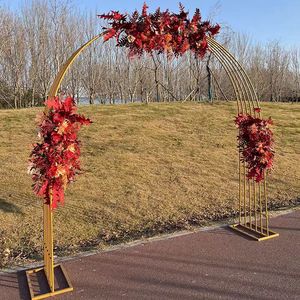 Nouvelle Arche <span class=keywords><strong>de</strong></span> <span class=keywords><strong>Mariage</strong></span> en Fer avec Cadre <span class=keywords><strong>de</strong></span> Fleurs Artificielles pour Décoration <span class=keywords><strong>de</strong></span> Scène <span class=keywords><strong>de</strong></span> <span class=keywords><strong>Mariage</strong></span>, Toile <span class=keywords><strong>de</strong></span> Fond, Pelouse, Hôtel, Cérémonie, Support <span class=keywords><strong>de</strong></span> Scène - Vente en Gros - Product Image 2