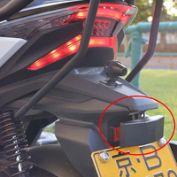 Impermeable 2,4 Ghz motocicleta BSD cambio de carril asistencia microondas Radar Sensor punto ciego sistema de monitoreo para motocicletas