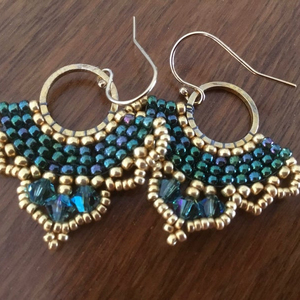 pendientes de cuentas Creaciones hechas a mano - Product Image 1