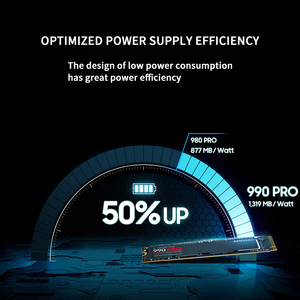 ฮีทซิงค์990โปร M.2 PCI4.0 7450เมกะไบต์/วินาทีของแท้แผ่นโซลิดสเตตขนาด1TB 2TB ความเร็วสูงสำหรับพีซี990 Pro 2TB - Product Image 3