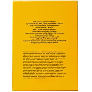 Nouveau <span class=keywords><strong>parfum</strong></span> pour homme Citrus Vitality Yellow <span class=keywords><strong>Intense</strong></span> Love Water, longue durée, 50 ml, format voyage, vente en gros dans le Zhejiang - Product Image 4