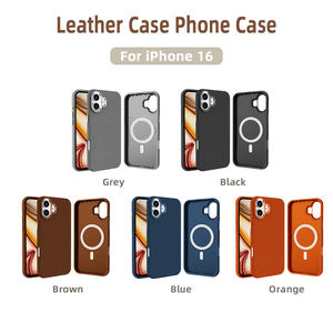 Étui magnétique <span class=keywords><strong>en</strong></span> <span class=keywords><strong>cuir</strong></span> artificiel de style professionnel <span class=keywords><strong>pour</strong></span> <span class=keywords><strong>iPhone</strong></span> 15 <span class=keywords><strong>Pro</strong></span> Max Étui magnétique <span class=keywords><strong>pour</strong></span> <span class=keywords><strong>iPhone</strong></span> 16 <span class=keywords><strong>Pro</strong></span> Max - Product Image 2