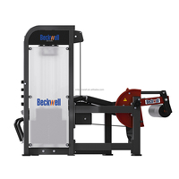 Machine à flexions de jambes réglable en acier pour la musculation et l'entraînement physique avec pile de poids de 160 kg - Usage commercial