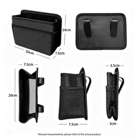 Lot de 2 organiseurs pliables et étanches pour poche de porte de voiture, boîte de rangement pour parapluie, avec logo personnalisé par transfert thermique ou broderie
