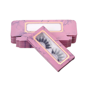 Eyelashes Eyelash Box Custom Logo False Eyelashes Storage Boxes Pink Eyelash Packaging Box