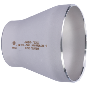 Conexión de tubería de acero inoxidable de alta suavidad 1/2 "-12" VINTECH Vietnam Reductor concéntrico ASME B16.9 A/SA403 304/304L 316/316L - Product Image 4
