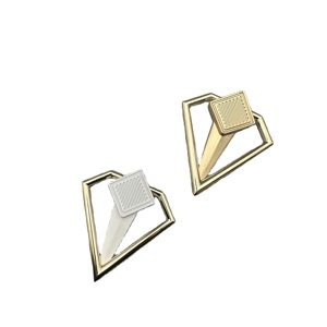 ثقوب بسيطة من الحديد والزنك دائرية حرة شائعة من الكروم الذهبي مقابض حديثة مقبض أثاث - Product Image 1