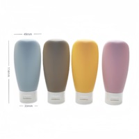 Vente chaude 100ml Voyage Vide PP Bouteille pour Shampooing Étanche Squeeze Bouteilles Cosmétiques En Plastique avec Flip Cap