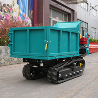 Dumper Truck Preis Small Crawler Transporter Diesel Selbst laden der Mini Dumper Crawler Carrier zu verkaufen