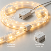 Bande LED diffuse SMD2835 à haut lumen, éclairage anti-éblouissement sans ombre, longueur personnalisée, bande de rétroéclairage publicitaire commercial 30W-400W