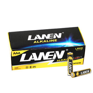 Pile alcaline ultra puissante OEM 1,5 V AAA LR03, pile sèche LR03 AM4 AAA AM-4, piles super alcalines de taille 1,5 V - Product Image 1