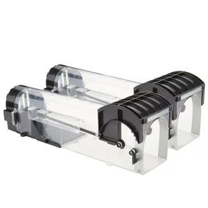 Trampa para <span class=keywords><strong>ratones</strong></span> vivos de plástico ABS tipo pedal sólido, jaula larga para un control eficaz de <span class=keywords><strong>los</strong></span> animales <span class=keywords><strong>contra</strong></span> <span class=keywords><strong>ratones</strong></span> y ratas - Product Image 3