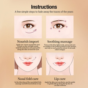 Stylo de massage vibrant chauffant sans fil pour lifting des yeux, applicateur de crème contour des yeux, dispositif LED Photon pour soins de beauté des yeux - Product Image 6
