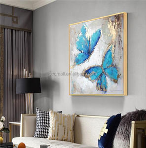 Dipinto a Olio su Tela <span class=keywords><strong>di</strong></span> Dafen, Arte Murale <span class=keywords><strong>di</strong></span> Lusso, Pezzi d'Arte <span class=keywords><strong>Dipinti</strong></span> a Mano, <span class=keywords><strong>Dipinti</strong></span> Artigianali <span class=keywords><strong>di</strong></span> <span class=keywords><strong>Farfalle</strong></span> - Product Image 1