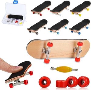 لوح تزلج إصبعي احترافي مخصص محمول من خشب القيقب 5 طبقات 100×30 مم - Product Image 1