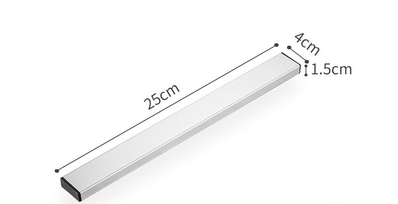 อลูมิเนียมสีเงิน (25 ซม.* 4 ซม.)