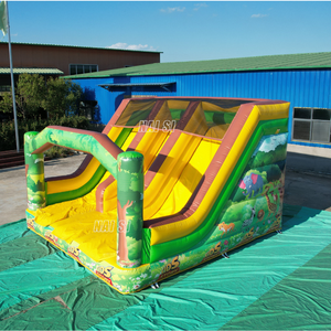 Toboggan gonflable double voie pour bonbons, château gonflable durable avec toboggans, maison de rebond gonflable pour la vente et la <span class=keywords><strong>location</strong></span> commerciales - Product Image 3