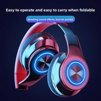 Casque Sportif Pliable Sans Fil Lumineux Explosif avec Annulation Active du Bruit, Commande Vocale et Autonomie Étanche Longue Durée