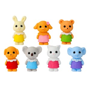 Figuras de animales del bosque en 3D, accesorios de resina para casa de muñecas en miniatura, decoraciones unisex para niños de 2 a 4 años - Product Image 1