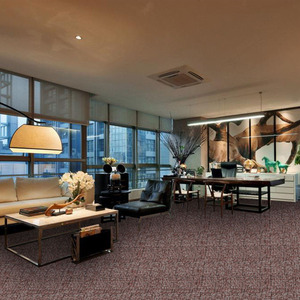 Luxury Modern Fireproof Waterproof Nylon PVC Backing Non-Slip Office Use Carpet Tile - Product Image 4