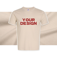 T-shirt en Coton de Haute Qualité pour Homme, Confortable et Doux, Coupe Droite avec Logo Personnalisé, Ventes Flash, T-shirt en Tissu Tricoté à Impression Compressée
